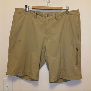 PATAGONIA Men's Quandary Hiking Outdoor Shorts 10” in Tan Khaki Sz 38